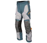Klim Baja S4 Pantaloni Tessili Motociclistici, blu-arancione, taglia 36