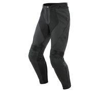 Dainese Pantaloni moto in pelle PONY 3 Black-Matt Uomo Taglia 60