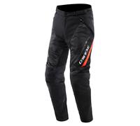 DAINESE DAINESE - Pantaloni Drake 2 Super Air Tex Nero / Anthracite / Rosso-Fluo 56