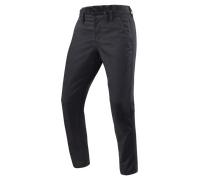 Revit Chino Dean 2 Tapered Pantaloni tessili da moto, nero, Taglia 33/30