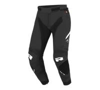 Richa Stradale Pantaloni in pelle da moto, nero-bianco, taglia 52 per maschi