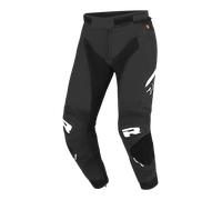 Richa Stradale Pantaloni in pelle da moto, nero-bianco, taglia 58 per maschi