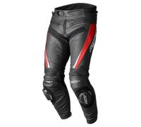 RST Tractech EVO 5 Pantaloni di pelle da moto, nero-rosso, taglia L