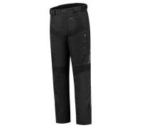 Rusty Stitches Hugo Pantaloni tessili da moto impermeabili, nero-grigio, taglia M