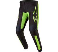 Pantaloni motocross Alpinestars Fluid Lurv nero-giallo fluo 32