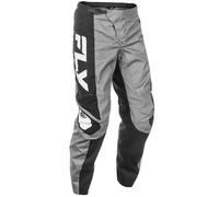 Pantaloni motocross FLY Racing F-16 grigio-nero-bianco 28