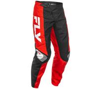 Pantaloni motocross FLY Racing F-16 nero-rosso-bianco 30