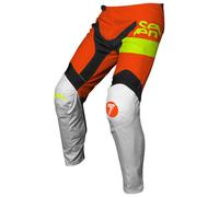 Seven Pantaloni Motocross Vox Fracture White/Flo Orange Taglia 30