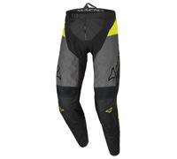 Macna Backyard-1 Pantaloni da motocross, nero-grigio-giallo, taglia L per maschi