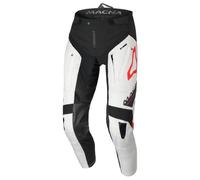 Macna Chameleon-1 Pantaloni da motocross, nero-bianco-rosso, taglia L per maschi