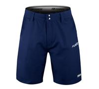 Pantaloni MTB FORCE F BLADE con fondello gel BLU - Taglia: L