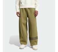 adidas Originals - Neuclassics - Pantaloni felpati verde oliva focus XS