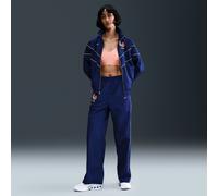 Pantaloni Nike Football in tessuto a vita alta FFF Windrunner - Donna - Blu M (IT 44-46)