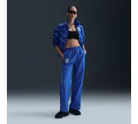 Pantaloni Nike Football in tessuto a vita alta Inghilterra Windrunner - Donna - Blu XS (IT 36-38)