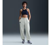 Pantaloni oversize a vita alta Nike Football Inter Phoenix Fleece - Donna - Grigio M (IT 44-46)