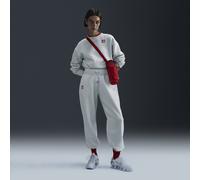 Pantaloni oversize a vita alta Nike Football Liverpool FC Phoenix Fleece da donna - Terza - Grigio XXL (IT 56-58)