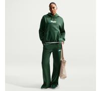 Pantaloni palazzo a vita alta con logo Nike Phoenix Fleece - Donna - Verde XL (IT 52-54)