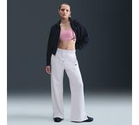 Pantaloni palazzo a vita alta Nike Phoenix Fleece - Donna - Marrone XL (IT 52-54)