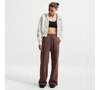 Pantaloni palazzo a vita alta Nike Phoenix Fleece - Donna - Viola S (IT 40-42)