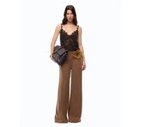 Pantaloni palazzo Porta in twill Pinko - 38