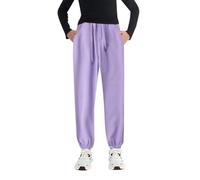 Pantaloni Palazzo Ragazzi,Baggy Leggeri Pantalone in Tinta Unita Jeans Elasticizzati Ragazzi Vintage Streetwear Moda Denim Casual Joggers Autumn Winter Style Long Pants da Ragazzo