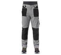 Pantaloni pantalone da lavoro multi tasche vita elastica ISSA LINE 8730B Stretch