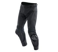 Dainese Delta 4, pantaloni in pelle traforata 64 male Nero/Nero