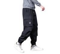 Pantaloni Pelle Uomo Elasticizzati Pantaloni Uomo Taglie Forti Tuta Ginnastica Jogger Pantaloni Uomo Cargo Estivi Pantaloni Lavoro Stretch Uomo Pantaloni Wide Leg