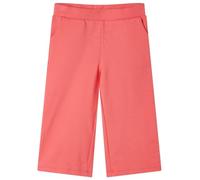 vidaXL Pantaloni per Bambini a Gamba Larga Corallo 128