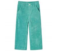 Pantaloni per Bambini in Velluto a Coste Verde Menta 128