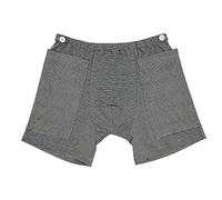 Pantaloni per catetere da uomo, pantaloni per nefrostomia, pantaloni per sacca urine con doppi boxer da uomo per incontinenza, leggeri, supporto per sacca vescicale, biancheria intima morbida e