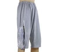 Pantaloni Per Catetere Per Uomo Donna Supporto Per Borsa Per Catetere Caldo Con Doppie Tasche Con Cerniera Che Contiene Due Sacche Per Catetere Da 2000 Ml Per Forniture Per Cate(Size:XXL,Color:Grigio)