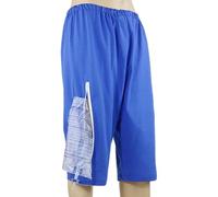 Pantaloni Per Catetere Per Uomo Donna Supporto Per Borsa Per Catetere Caldo Con Doppie Tasche Con Cerniera Che Contiene Due Sacche Per Catetere Da 2000 Ml Per Forniture Per Cate(Size:XL,Color:Blu)