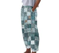 Pantaloni per la Casa Pantaloni Pigiama A Quadri Comodo e Termico Pantaloni Accoglienti Soffici Pantaloni Sportivi Pigiama Lungo Casual per Casa, Verde, S