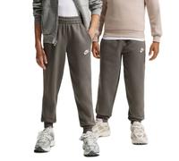 Pantaloni per ragazze Nike Kids Club Fleece - cave stone/white - Marrone (S)