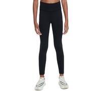 Pantaloni per ragazze Nike Kids One Dri-Fit Tight - black/volt - Nero (L)