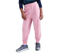 Pantaloni per ragazze Nike Kids Sportswear Club Fleece High-Waisted Fitted - med soft pink/white - Rosa (XS)
