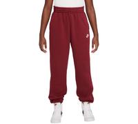 Pantaloni per ragazze Nike Kids Sportswear Club Fleece Loose - Rosso (M)