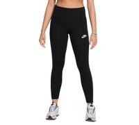 NIKE G NSW CLSSC HR TGHT LBR Leggings, Black/White, S Bambine