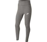 Pantaloni per ragazze Nike Sportswear Favorites Graphix High-Waist Legging G - carbon heather/white XL