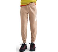 Pantaloni per ragazzi Nike Kids Club Fleece - hemp/white - Marrone (M)