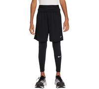 NIKE Pantaloni sportivi 'Pro' nero / bianco, Taglia 122-128