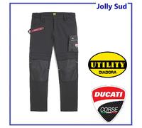 PANTALONI PERFORMANCE DUCATI DIADORA NERO TG S