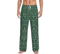 Pantaloni pigiama natalizi personalizzati con stampa patch Yuletide | Costruisci i tuoi modelli natalizi su comodi pantaloni da notte, aggiungi vibrazioni gioiose alle notti di vacanza in