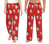 Pantaloni pigiama personalizzati, Pantaloni del Pigiama Personalizzati, pigiama con foto personalizzata, Personalizzati con La Faccia di Animali Domestici, pigiami da notte per papà mamma bambini