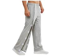 Pantaloni Post-operatori Adattivi Da Uomo Con Tasca, Chiusura Laterale A Strappo, Gamba Larga, Facili Da Indossare E Togliere, Pantaloni Lunghi Da Uomo(Light gray,M)