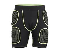 Pantaloni protettivi con EVA elastico 360 gradi pantaloni da sci e pattinaggio tessuto traspirante alta elasticità e cuciture in filo fluorescente per protezione flessibile e confo (M)