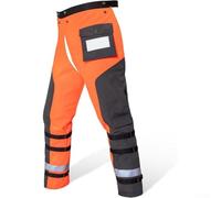 Pantaloni protettivi per motosega a 9 strati con cinghie regolabili in vita e gambe, progettati per una maggiore sicurezza e comfort durante il lavoro di registrazione (L)