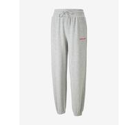 Pantaloni Puma Team Classic grigio chiaro rosa - S