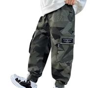 Pantaloni Ragazzo Baggy Sportivi Lunghi Elasticizzati da Jogger Streetwear Moda Pantalone Ciclismo Stile Casual Adatti alla Pelle, per Escursionismo, Uniforme Scolastica